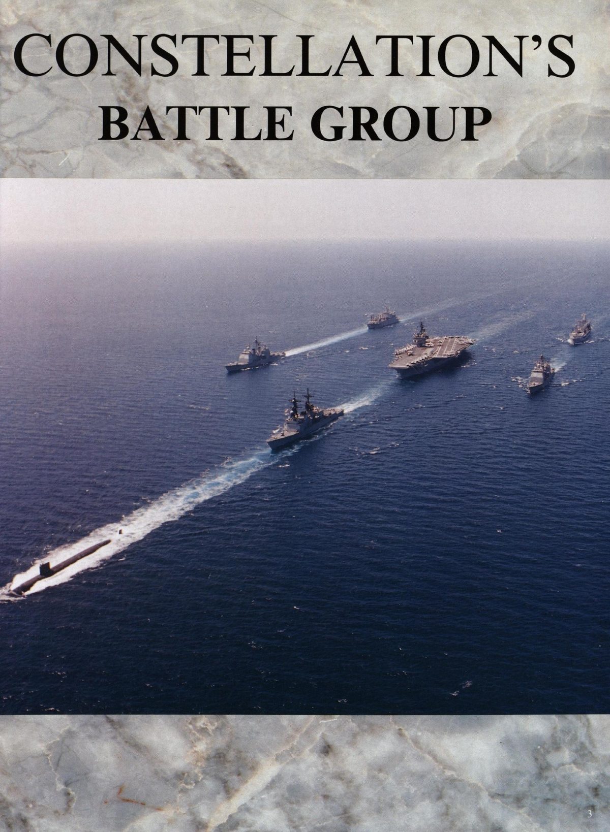 USS Constellation 1994–95 cruise book, page 6 — Cover & Opening: photographs and page layout, no machine-readable text