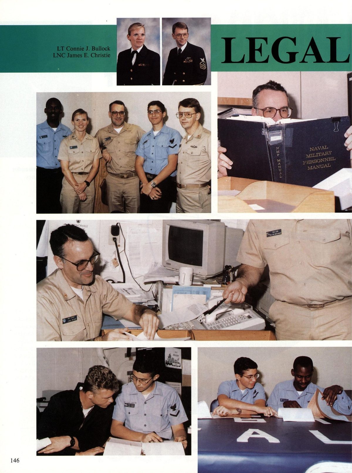 USS Constellation 1994–95 cruise book, page 137 — Ship's Company: photographs and page layout, no machine-readable text
