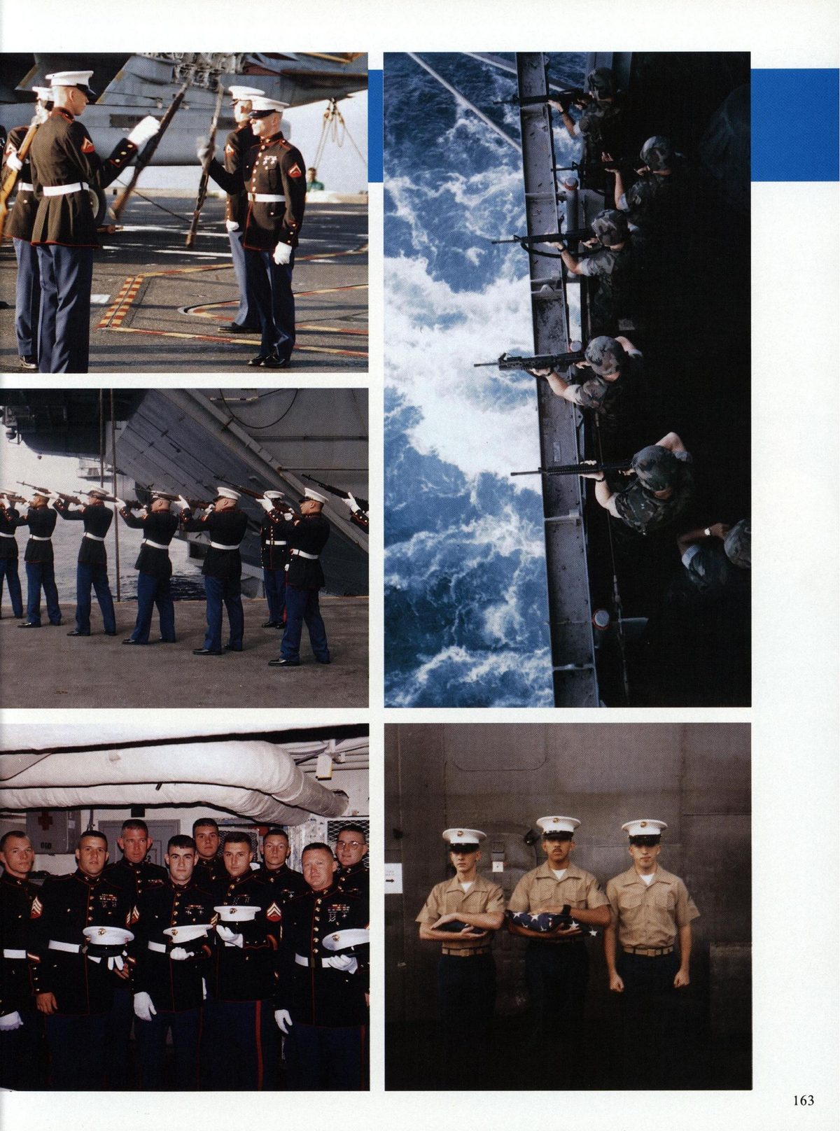 USS Constellation 1994–95 cruise book, page 152 — Ship's Company: photographs and page layout, no machine-readable text