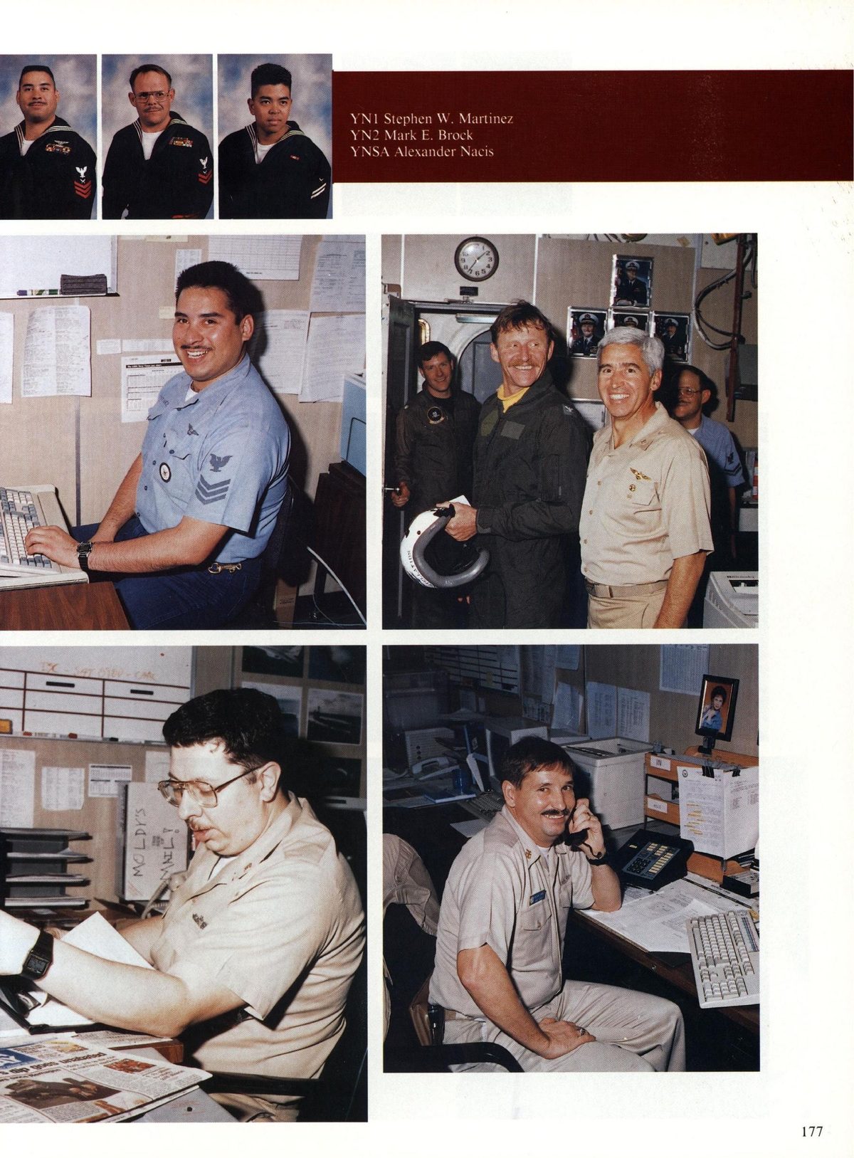 USS Constellation 1994–95 cruise book, page 163 — Ship's Company: photographs and page layout, no machine-readable text