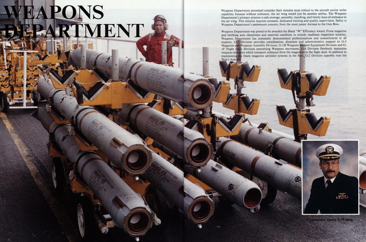 USS Constellation 1994–95 cruise book, page 229 (Ship's Company) — Department’s primary the air wing. This mission requires constant, dedicated training and…