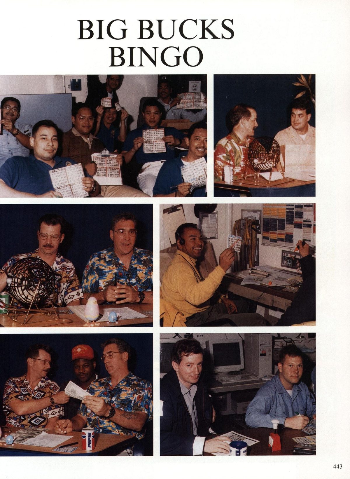 USS Constellation 1994–95 cruise book, page 401 — Life Aboard: photographs and page layout, no machine-readable text