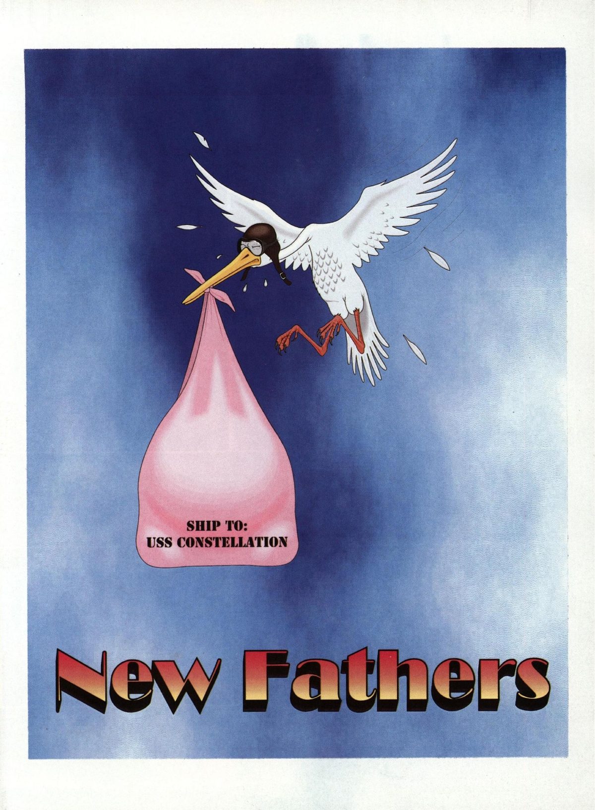 USS Constellation 1994–95 cruise book, page 420 — New Fathers: photographs and page layout, no machine-readable text