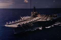 USS Constellation 1994–95 cruise book, page 2 (Cover & Opening)