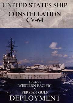 USS Constellation 1994–95 cruise book, page 4 (Cover & Opening)