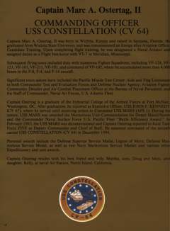 USS Constellation 1994–95 cruise book, page 16 (Command & Leadership)
