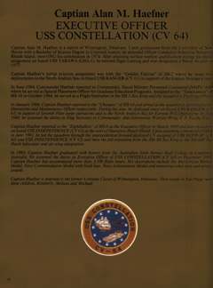 USS Constellation 1994–95 cruise book, page 18 (Command & Leadership)