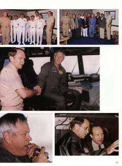 USS Constellation 1994–95 cruise book, page 23 (Command & Leadership)