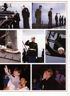 USS Constellation 1994–95 cruise book, page 27 (The Cruise Begins)
