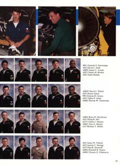 USS Constellation 1994–95 cruise book, page 33 (Ship's Company)