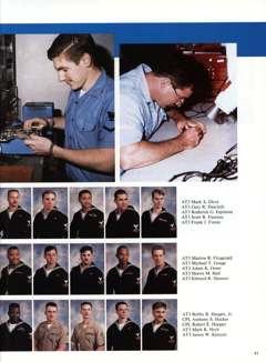 USS Constellation 1994–95 cruise book, page 41 (Ship's Company)