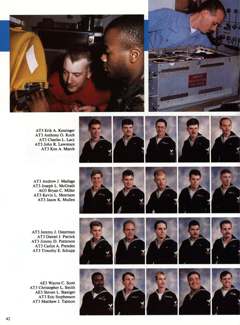 USS Constellation 1994–95 cruise book, page 42 (Ship's Company)