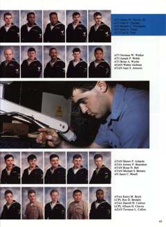 USS Constellation 1994–95 cruise book, page 43 (Ship's Company)