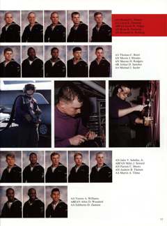 USS Constellation 1994–95 cruise book, page 75 (Ship's Company)