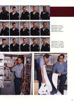 USS Constellation 1994–95 cruise book, page 83 (Ship's Company)
