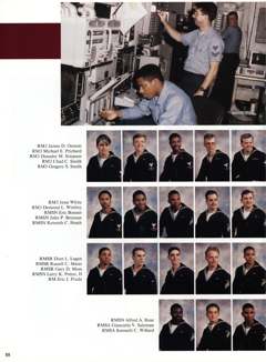 USS Constellation 1994–95 cruise book, page 84 (Ship's Company)