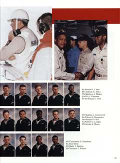 USS Constellation 1994–95 cruise book, page 90 (Ship's Company)