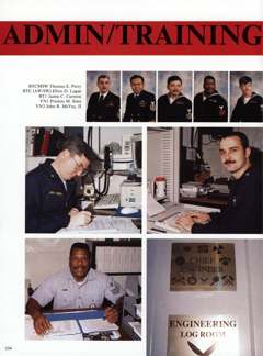 USS Constellation 1994–95 cruise book, page 97 (Ship's Company)