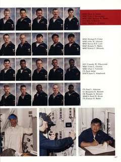 USS Constellation 1994–95 cruise book, page 100 (Ship's Company)