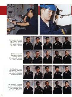 USS Constellation 1994–95 cruise book, page 105 (Ship's Company)