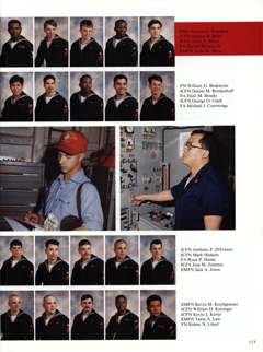 USS Constellation 1994–95 cruise book, page 106 (Ship's Company)