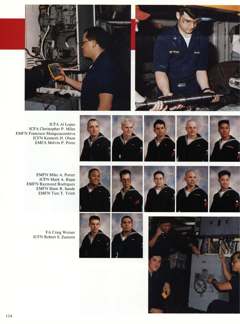 USS Constellation 1994–95 cruise book, page 107 (Ship's Company)