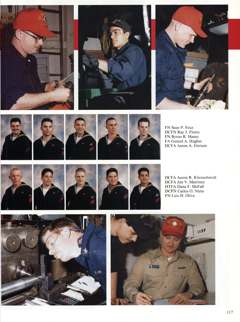 USS Constellation 1994–95 cruise book, page 110 (Ship's Company)