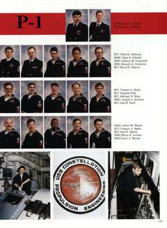 USS Constellation 1994–95 cruise book, page 112 (Ship's Company)