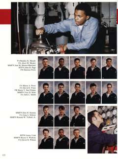 USS Constellation 1994–95 cruise book, page 115 (Ship's Company)