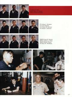 USS Constellation 1994–95 cruise book, page 120 (Ship's Company)