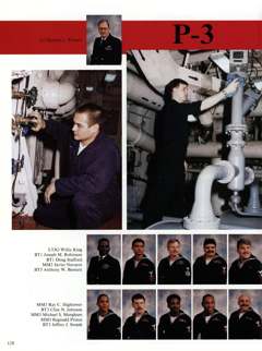 USS Constellation 1994–95 cruise book, page 121 (Ship's Company)