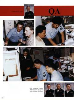 USS Constellation 1994–95 cruise book, page 142 (Ship's Company)