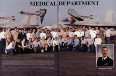USS Constellation 1994–95 cruise book, page 153 (Ship's Company)
