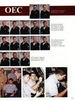 USS Constellation 1994–95 cruise book, page 185 (Ship's Company)