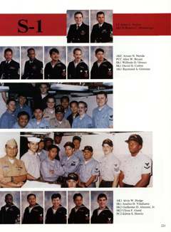 USS Constellation 1994–95 cruise book, page 203 (Ship's Company)