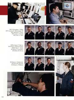 USS Constellation 1994–95 cruise book, page 220 (Ship's Company)