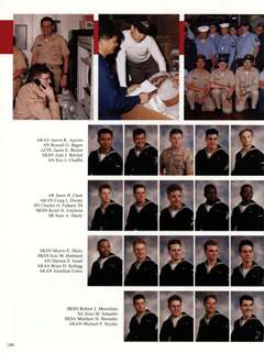 USS Constellation 1994–95 cruise book, page 222 (Ship's Company)