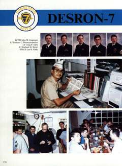 USS Constellation 1994–95 cruise book, page 255 (Cruiser-Destroyer Group & DESRON)