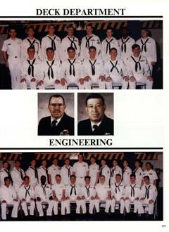 USS Constellation 1994–95 cruise book, page 365 (Late Arrivals)