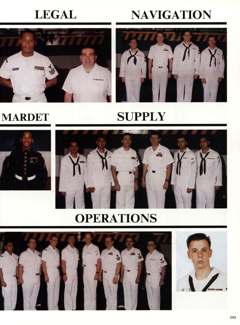 USS Constellation 1994–95 cruise book, page 367 (Late Arrivals)