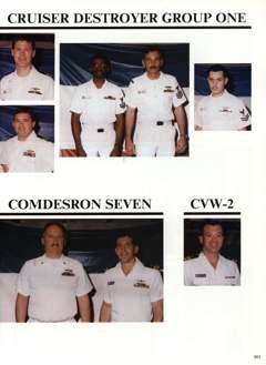 USS Constellation 1994–95 cruise book, page 369 (Late Arrivals)