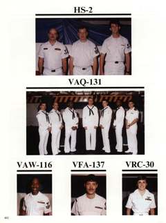 USS Constellation 1994–95 cruise book, page 370 (Late Arrivals)