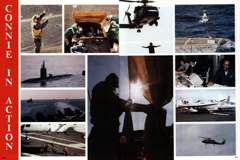 USS Constellation 1994–95 cruise book, page 402 (Connie in Action)