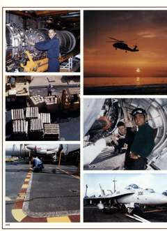 USS Constellation 1994–95 cruise book, page 405 (Connie in Action)