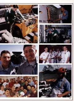 USS Constellation 1994–95 cruise book, page 408 (Connie in Action)