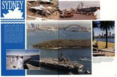 USS Constellation 1994–95 cruise book, page 411 (Connie in Action)