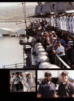 USS Constellation 1994–95 cruise book, page 419 (Tiger Cruise '95)