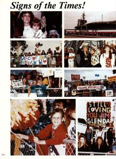 USS Constellation 1994–95 cruise book, page 426 (Welcome Home)