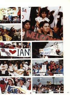 USS Constellation 1994–95 cruise book, page 427 (Welcome Home)